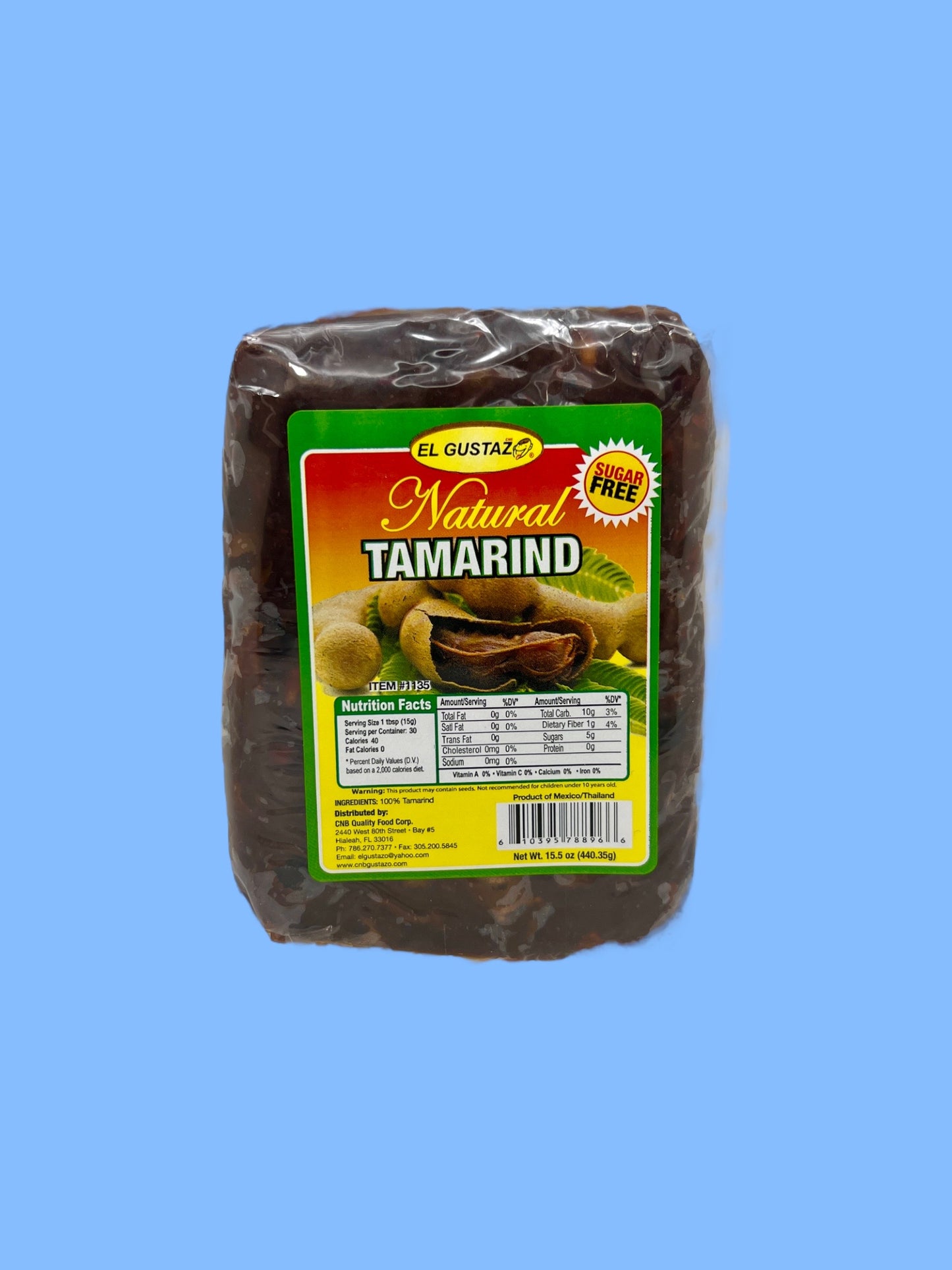 EL GUSTAZO - TAMARINDO SUGAR FREE